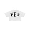 Women’s cropped logo T shirt (white)